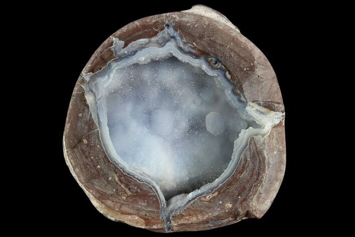 Crystal Filled Dugway Geode (Polished Half) #121664
